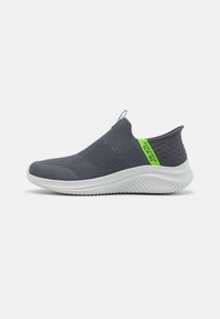 Skechers Sport ULTRA FLEX 3.0 - Sapatos sem atacadores - charcoal/lime
