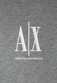 Armani Exchange Majica s kapuljačom i patentnim zatvaračem - grey