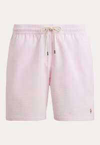 TRAVELER CLASSIC SWIM TRUNK - Plavecké šortky  - carmel pink seersucker
