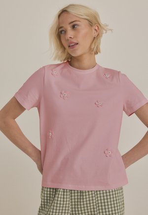 Apdrukāts T-krekls - pink