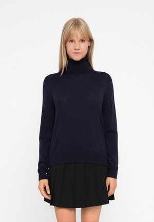 T NECK - Strikkegenser - navy uniform