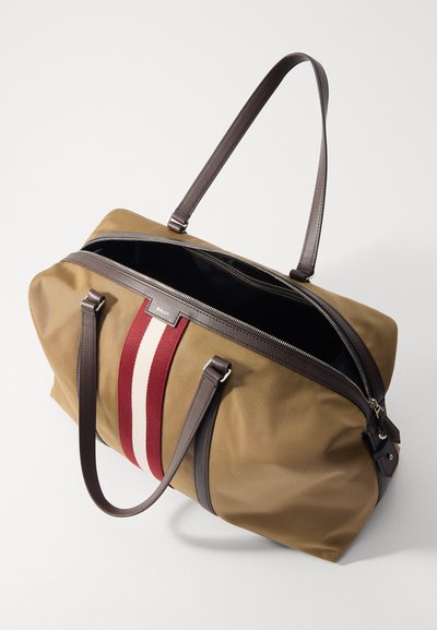 Bally CODE DUFFLE - Sac week-end - camel/ebano