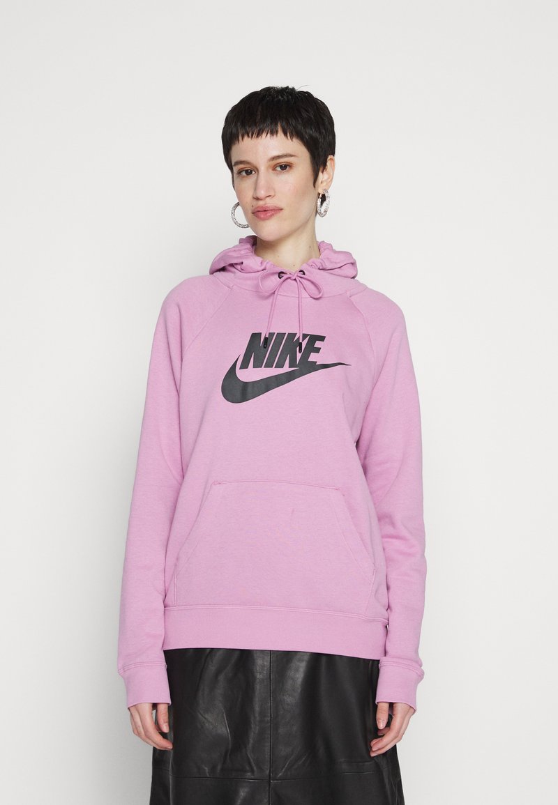 black and pink hoodie nike