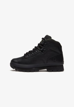Timberland, EURO HIKER MID LACE BOOT - Lace-up ankle boots - black full grain