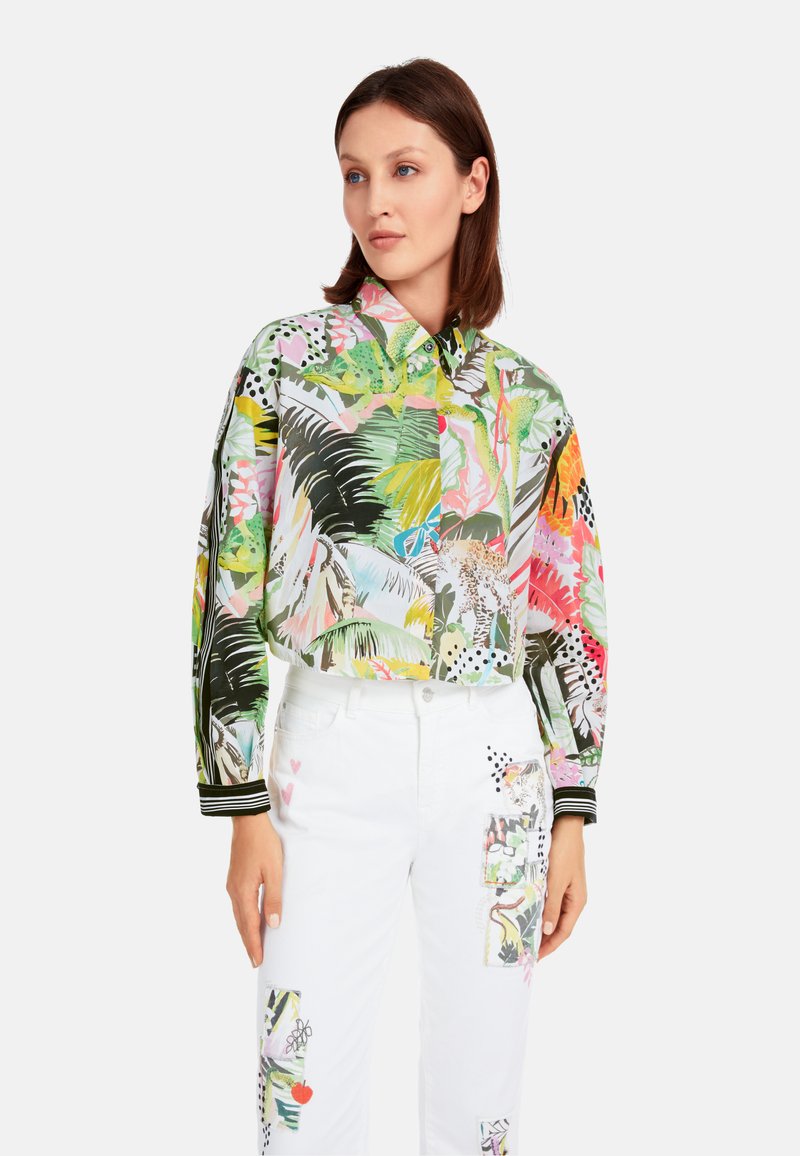 Marc Cain Hemdbluse - deep olive green