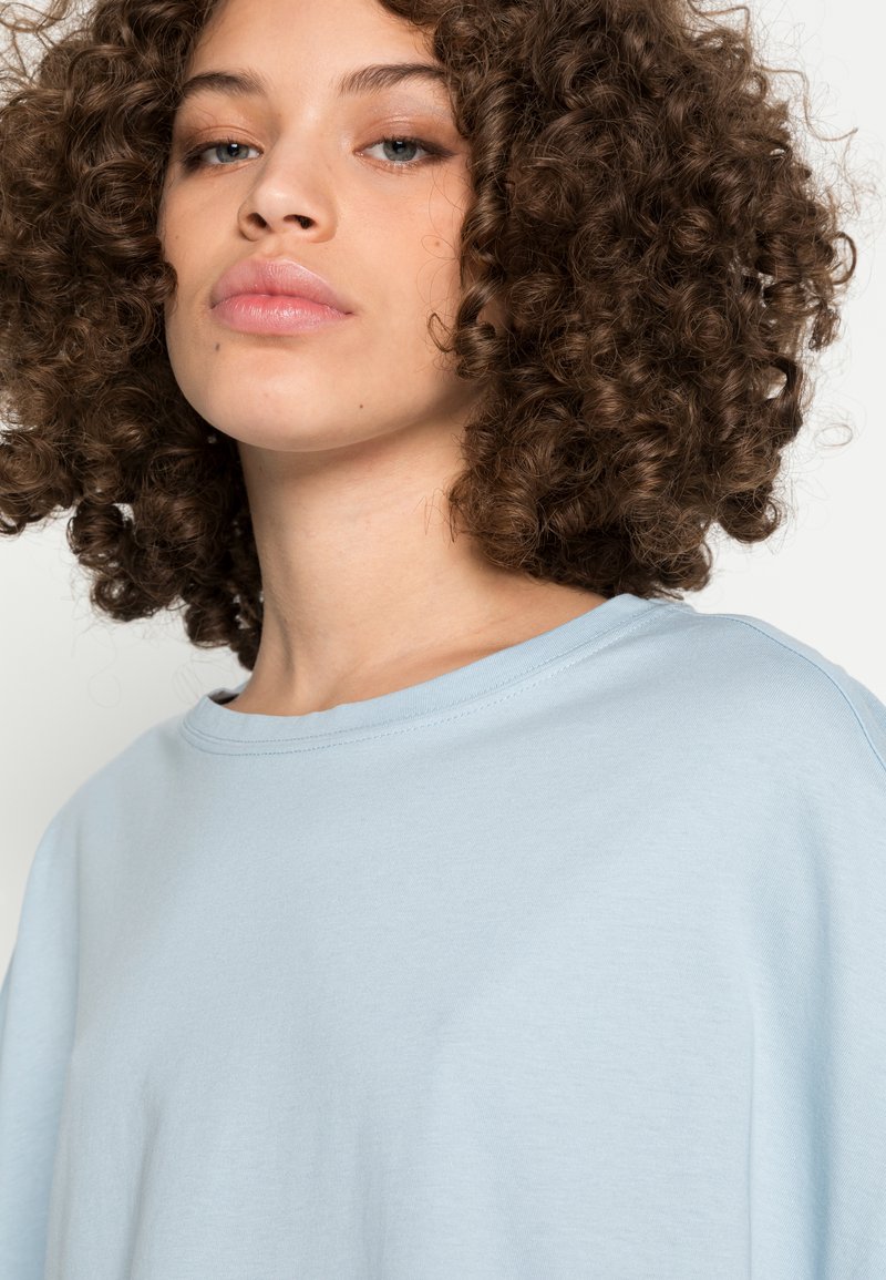 Damen T-Shirts | Even&Odd T-Shirt basic light blue/hellblau - IW40113 Damen T-Shirts | Even&Odd T-Shirt basic light blue/hellblau - IW40113