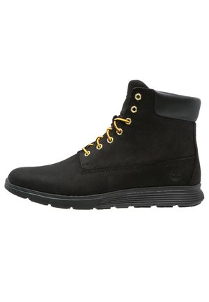 Lace-up ankle boots - black