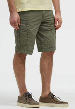 Camp David, CAMP DAVID CARGO SHORTS MIT TONIGEN TAPES - Shorts - green olive