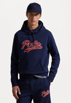 LOGO DOUBLE KNIT HOODIE - Sudadera - cruise  navy