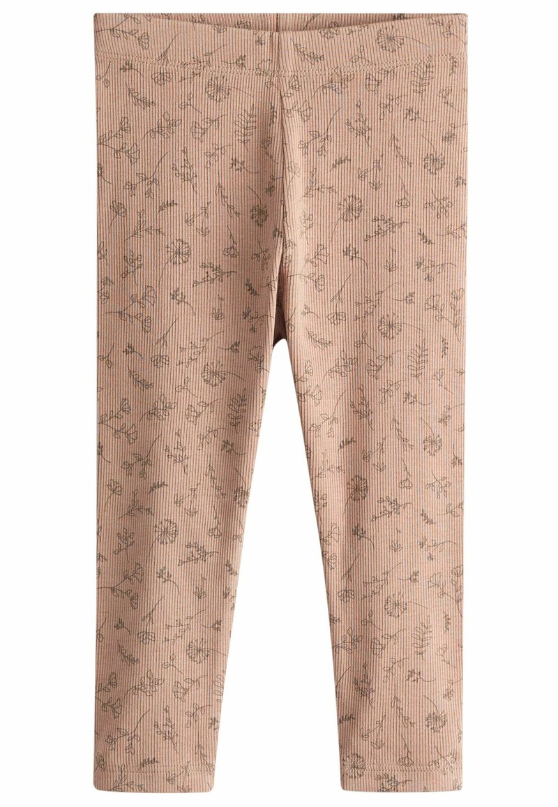 Next Leggings - brown ditsy