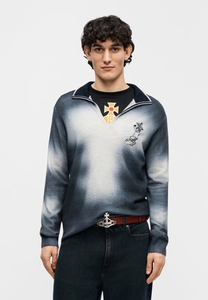 BIZET - Svetrík - blue/white