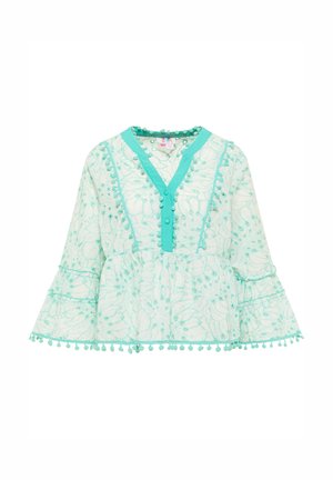 IZIA, IZIA TUNIKA - Bluse - weiss aqua