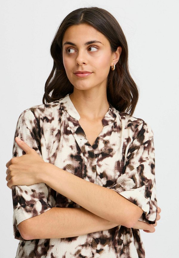 FROLINE - Blouse - walnut aop ao2