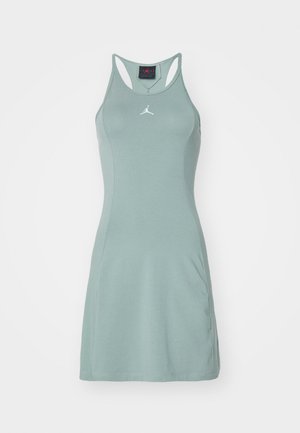 SLIM DRESS - Trikoomekko - jade smoke