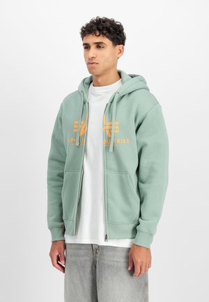 BASIC ZIP - Sweatjakke - frost green