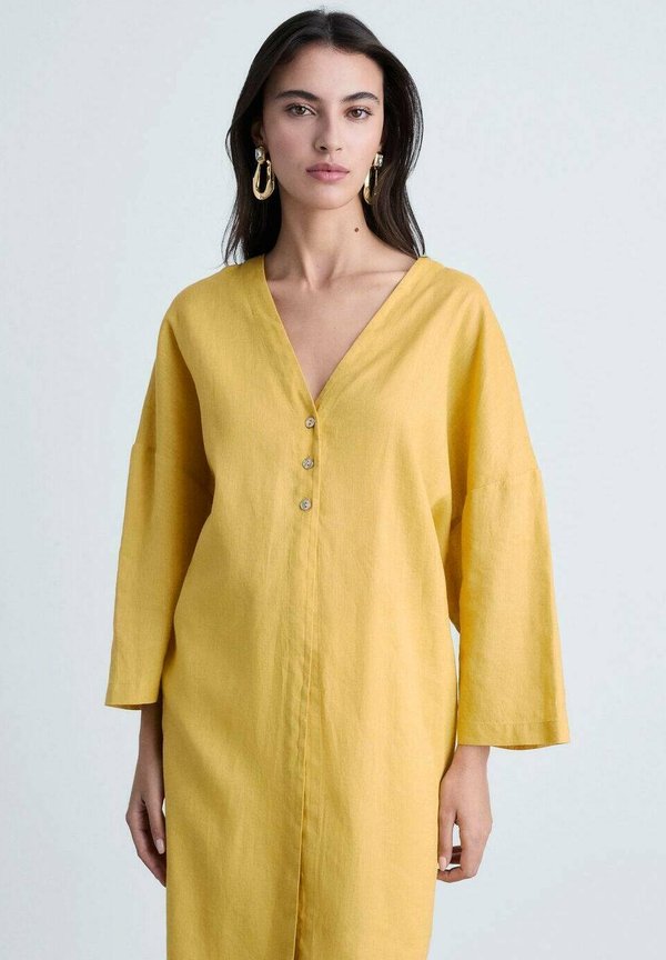 Day dress - mustard2