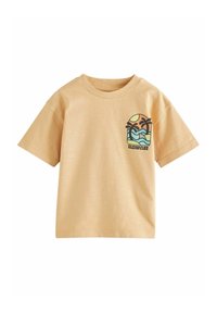 Next SHORT SLEEVE - T-shirts print - ochre yellow