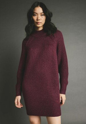 Next REGULAR FIT - SPARKLE - Gebreide jurk - red berry