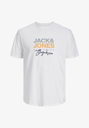 Jack & Jones, PLUS SIZE - Tričko s potlačou - bright white