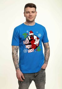 Marvel DEADPOOL DEADPOOL LIST UNISEX - T-shirt med print - bright blue