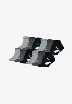 Puma 12 PACK - Socks - schwarz grau
