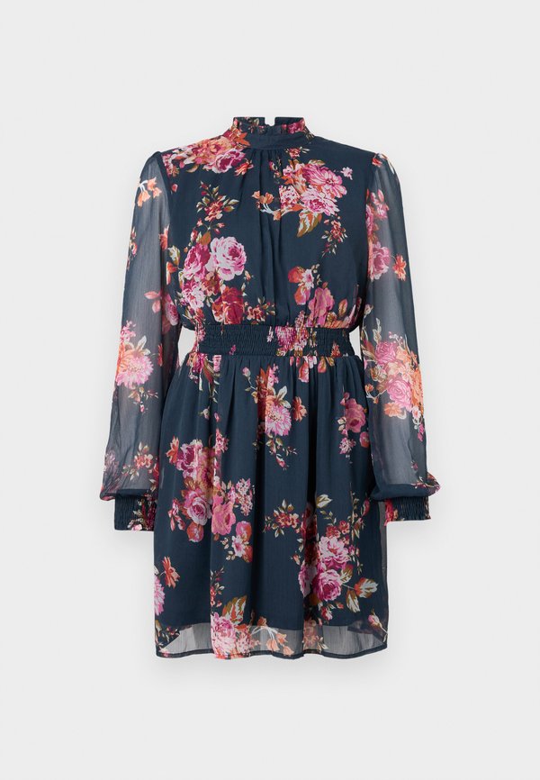 VIALIA SMOCK SHORT DRESS - Day dress - mood indigo3