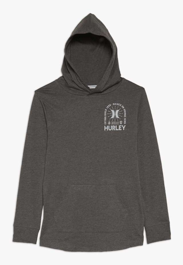 HOOD PLAY PULLOVER - Hoodie - charcoal heather