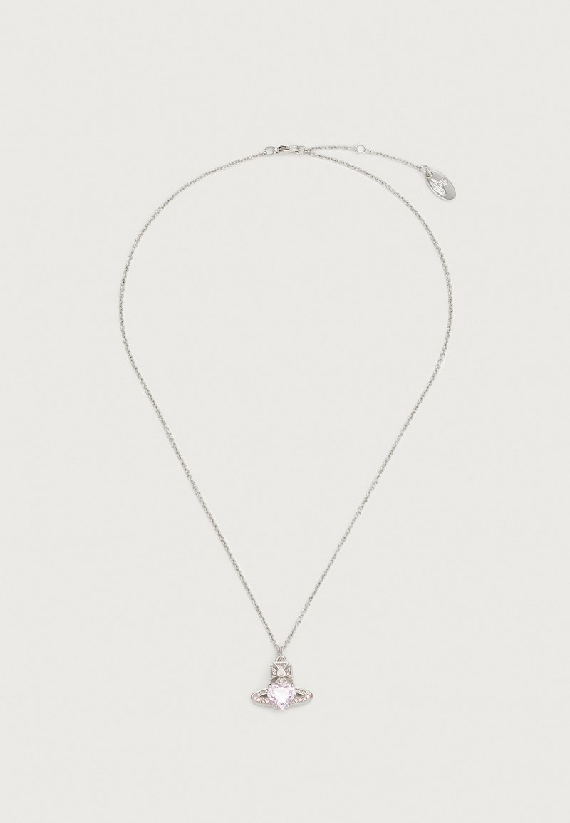 Vivienne Westwood ARIELLA PENDANT - Halskæder - platinum coloured/rose opal vintage