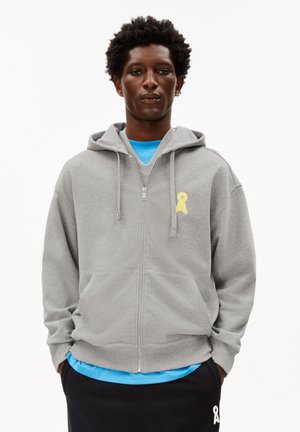 ICONIC Å SAROMIAAN - Sweatjacke - silver melange