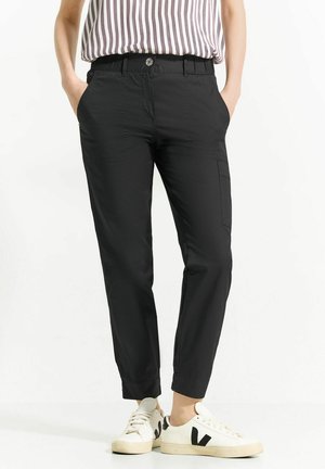 Cecil UTILITY - Stoffhose - schwarz