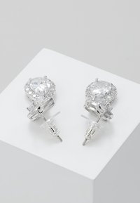 SNÖ of Sweden THREE PENDANT EAR CLEAR - Boucles d'oreilles - silver-coloured/clear