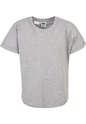 Urban Classics, LONG SHAPED TURNUP  - T-Shirt basic - grey