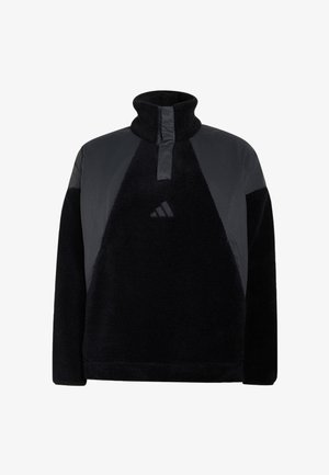adidas Sportswear, ADIDAS SPORTSWEAR TERREX XPLORIC CLIMAWARM HIGH PILE SNAP PULLOVER - Fleece trui - black