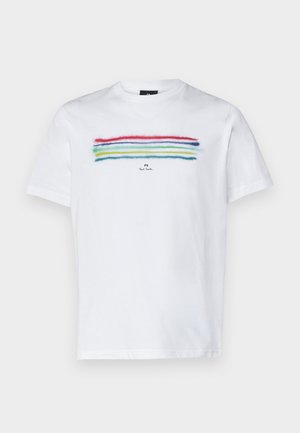 PS Paul Smith REGULAR FIT - T-shirt con stampa - white
