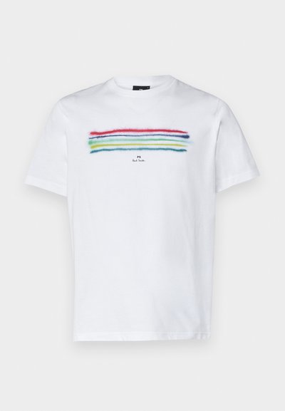 PS Paul Smith REGULAR FIT - T-shirt imprimé - white