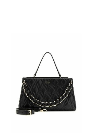 Guess, MAXINE 2 COMP. SATCHEL - Sac à main - black