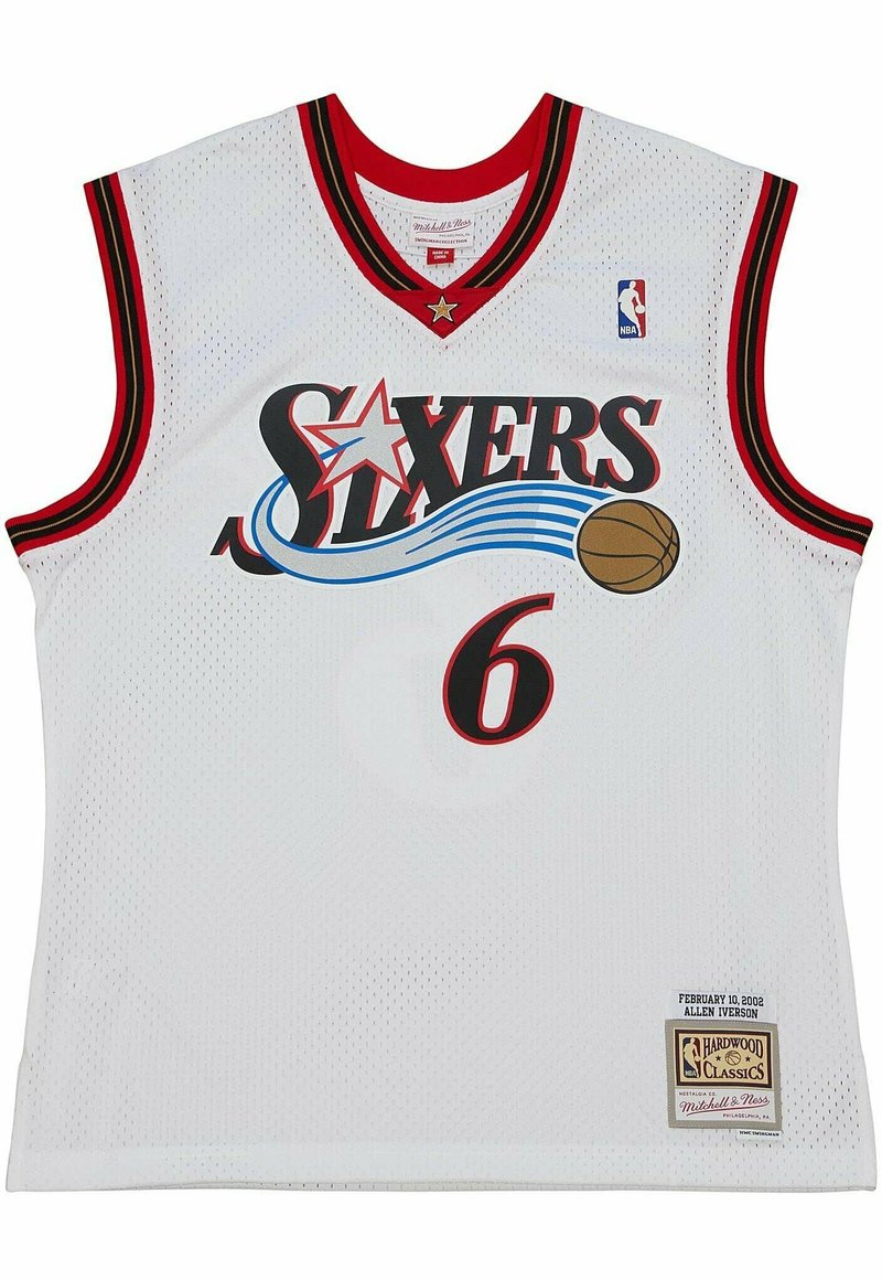 Mitchell & Ness SWINGMAN PHILADELPHIA 76ERS ALLEN IVERSON 2002 - Top - white