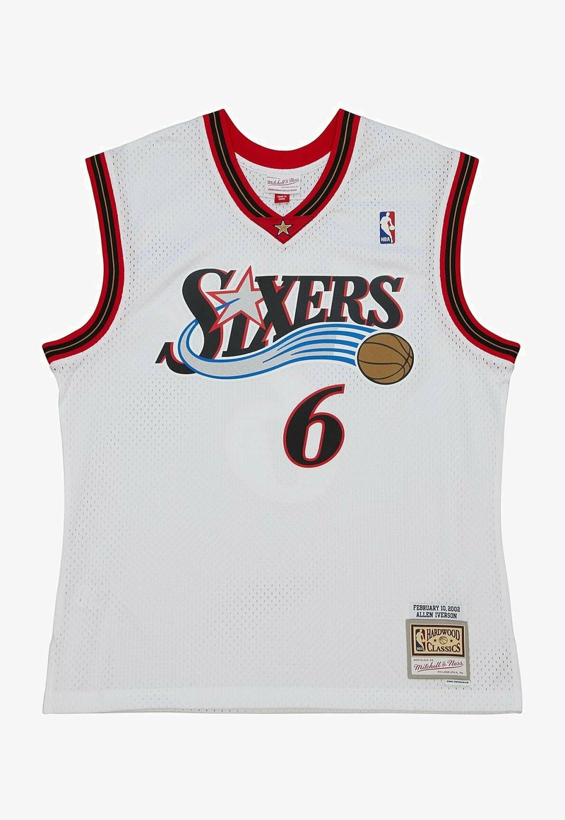 Mitchell & Ness SWINGMAN PHILADELPHIA 76ERS ALLEN IVERSON 2002 - Top - white