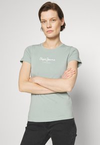 Pepe Jeans NEW VIRGINIA SS  - T-shirt imprimé - hydro green