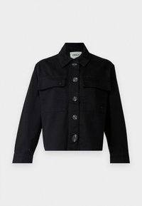 ONLELSA SHORT JACKET - Denimová bunda - black
