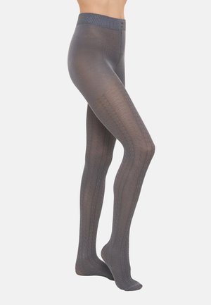 SOFT CABLE TIGHTS 2 PACK - Dresuri - black/dark grey