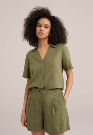 WE Fashion Overhemdblouse - green