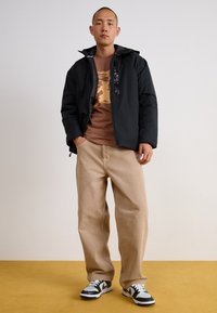 Jordan CREW - Apdrukāts T-krekls - archaeo brown/orange chalk/orange chalk