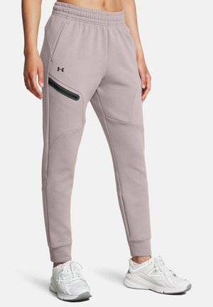 Under Armour UNSTOPPABLE FLEECE - Teplákové kalhoty - tetra gray
