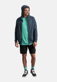 KAFT ZIPPER - Felpa con zip - ocean