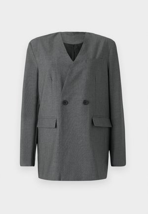 Han Kjøbenhavn COLLARLESS  - Blazer - warm dark grey