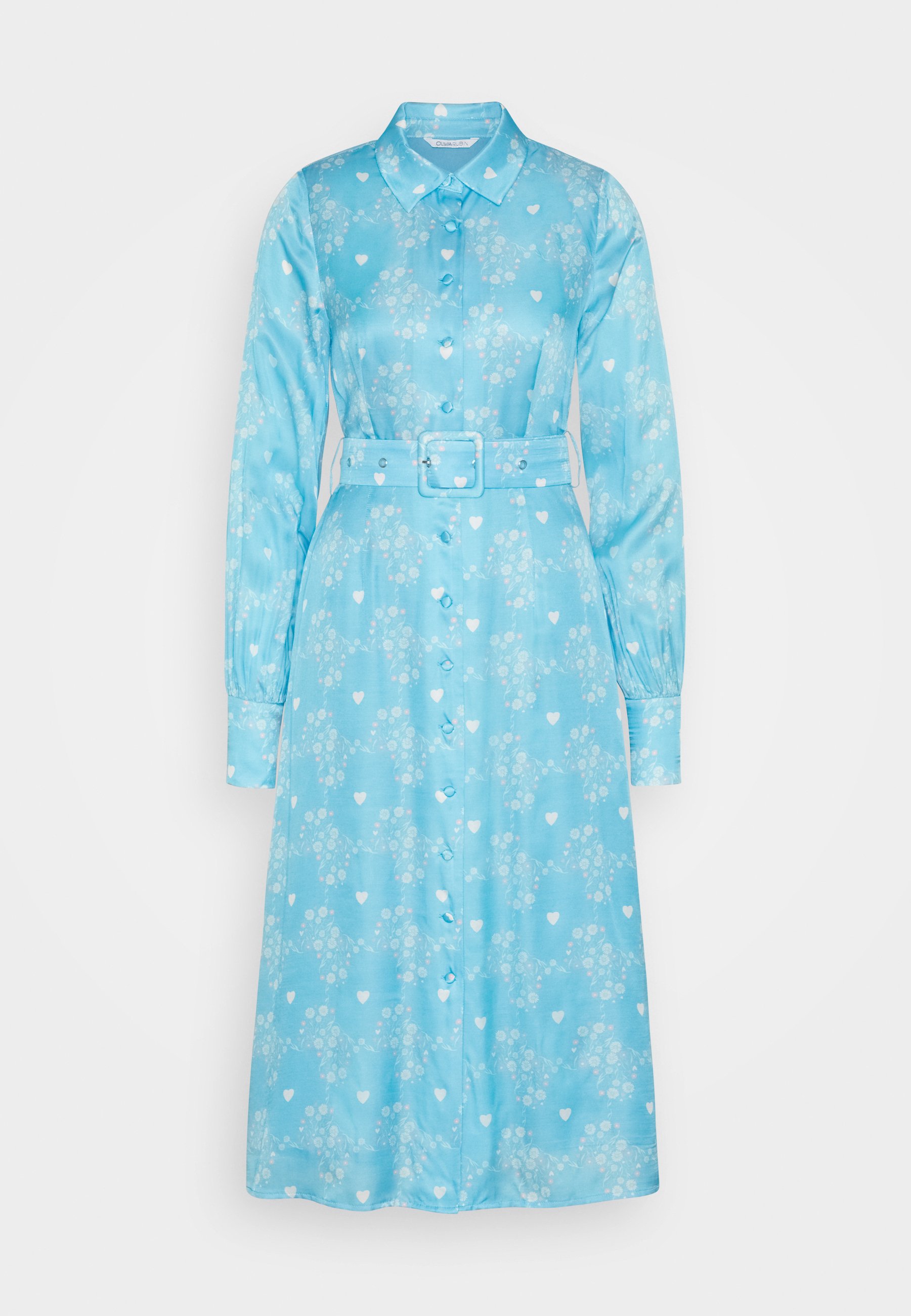 Olivia Rubin Mina Day Dress Blue Heart, Women's, Size: 12, Blue