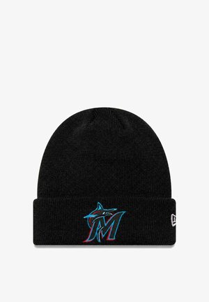 New Era, MIAMI MARLINS NEW ERA MLB CUFF KNIT BEANIE SCHWARZ UNISEX - Mütze - schwarz