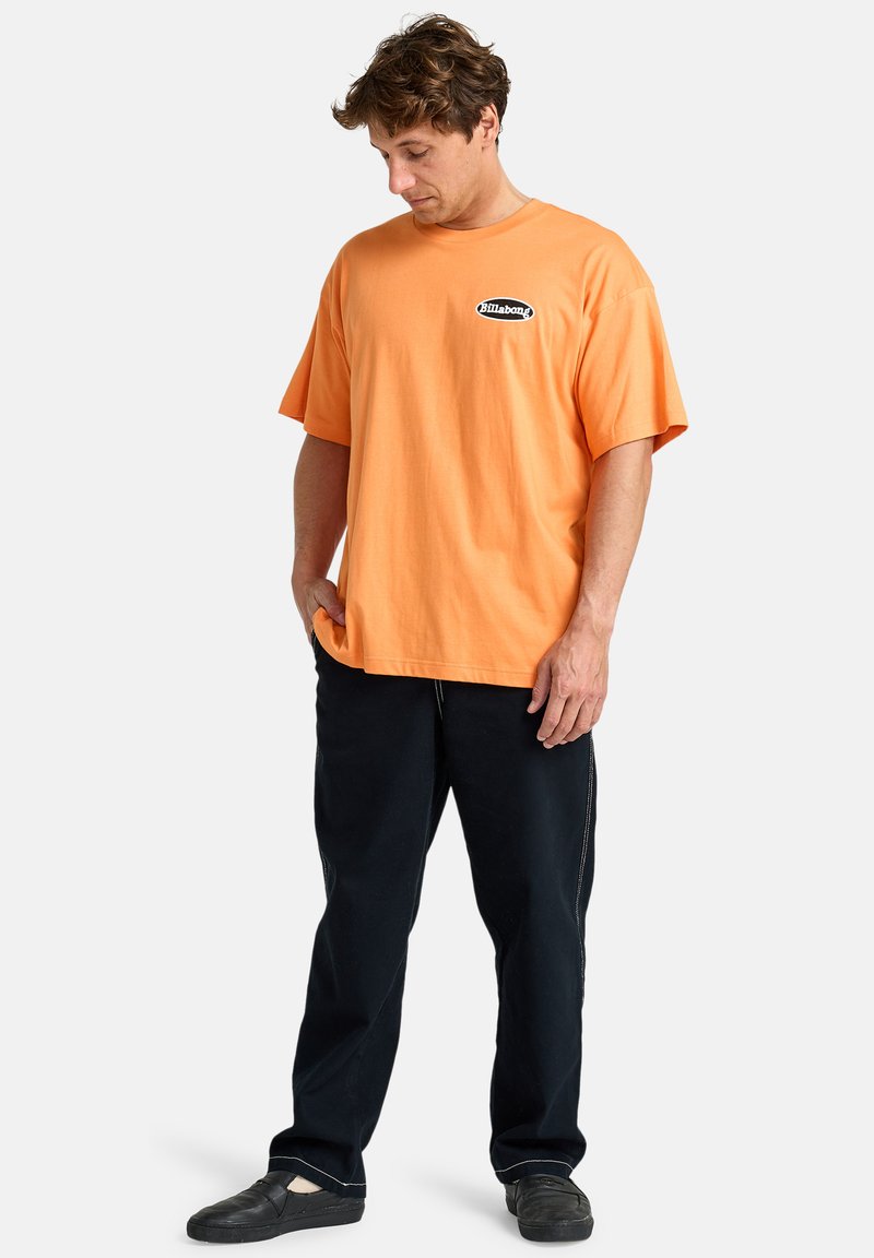 Billabong T-shirt print burned-orange denim Billabong T-shirt print burned-orange denim