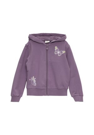 MIT GLITZERNDEN MOTIVEN - Sweatjacke - flieder